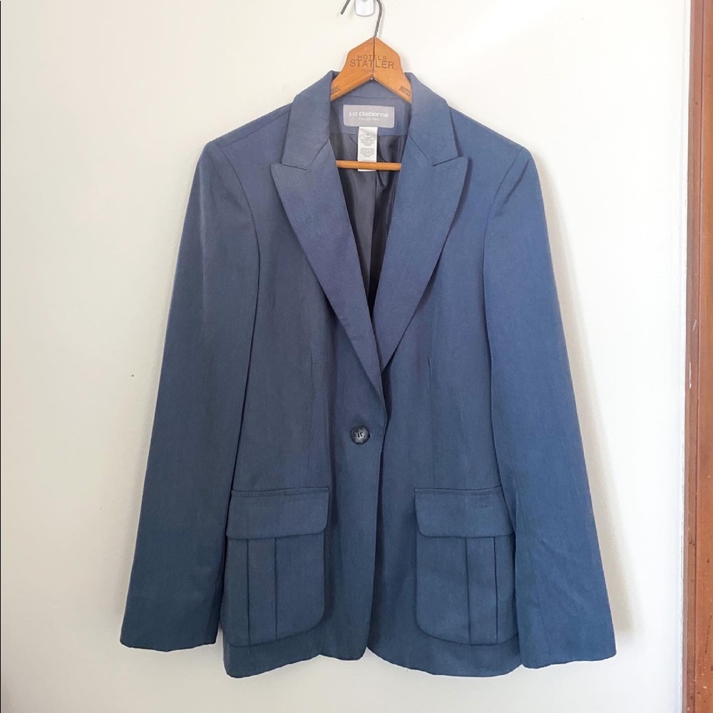 vintage blue blazer